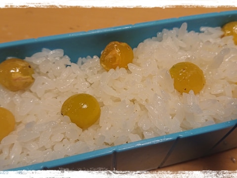 お弁当☆銀杏バターご飯
